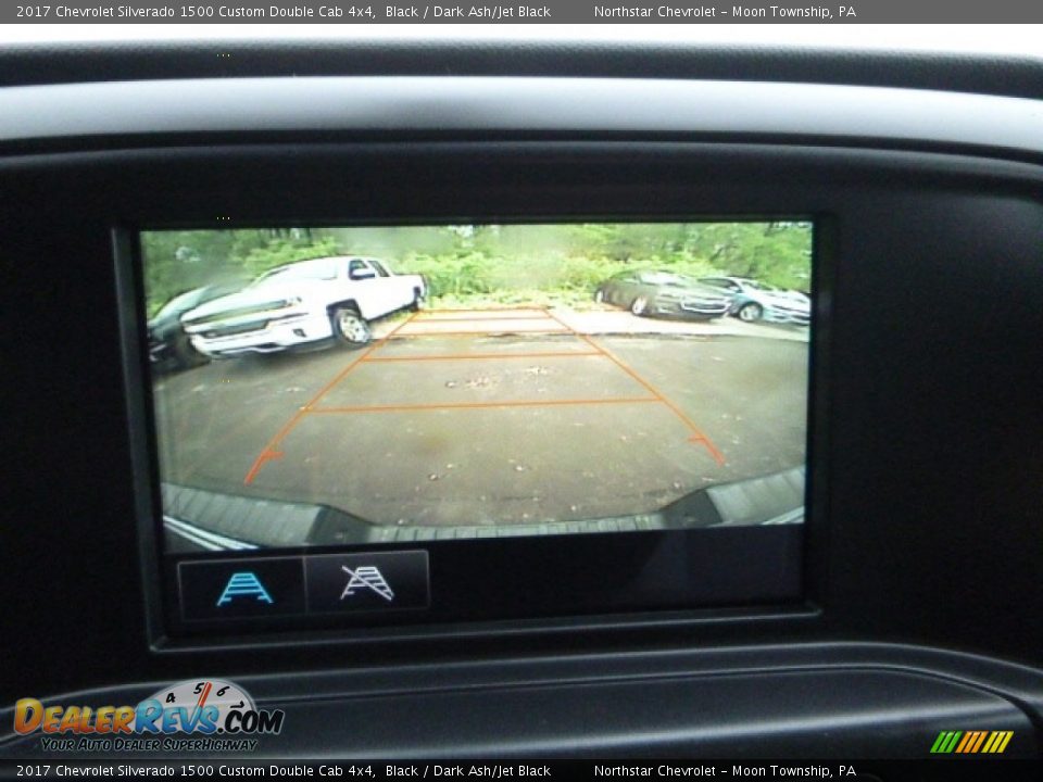 2017 Chevrolet Silverado 1500 Custom Double Cab 4x4 Black / Dark Ash/Jet Black Photo #18