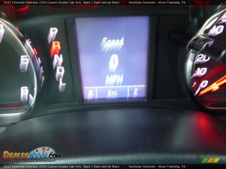 2017 Chevrolet Silverado 1500 Custom Double Cab 4x4 Black / Dark Ash/Jet Black Photo #19