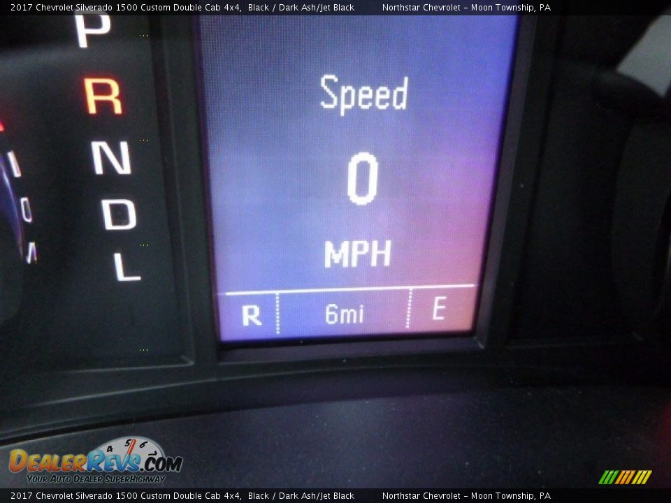 2017 Chevrolet Silverado 1500 Custom Double Cab 4x4 Black / Dark Ash/Jet Black Photo #20