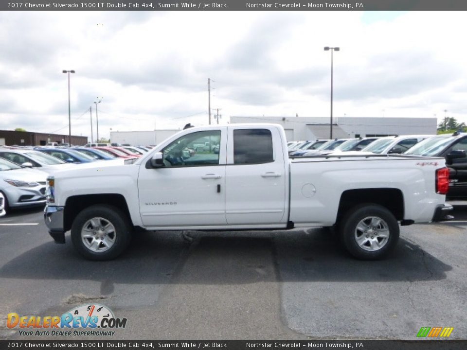 2017 Chevrolet Silverado 1500 LT Double Cab 4x4 Summit White / Jet Black Photo #2