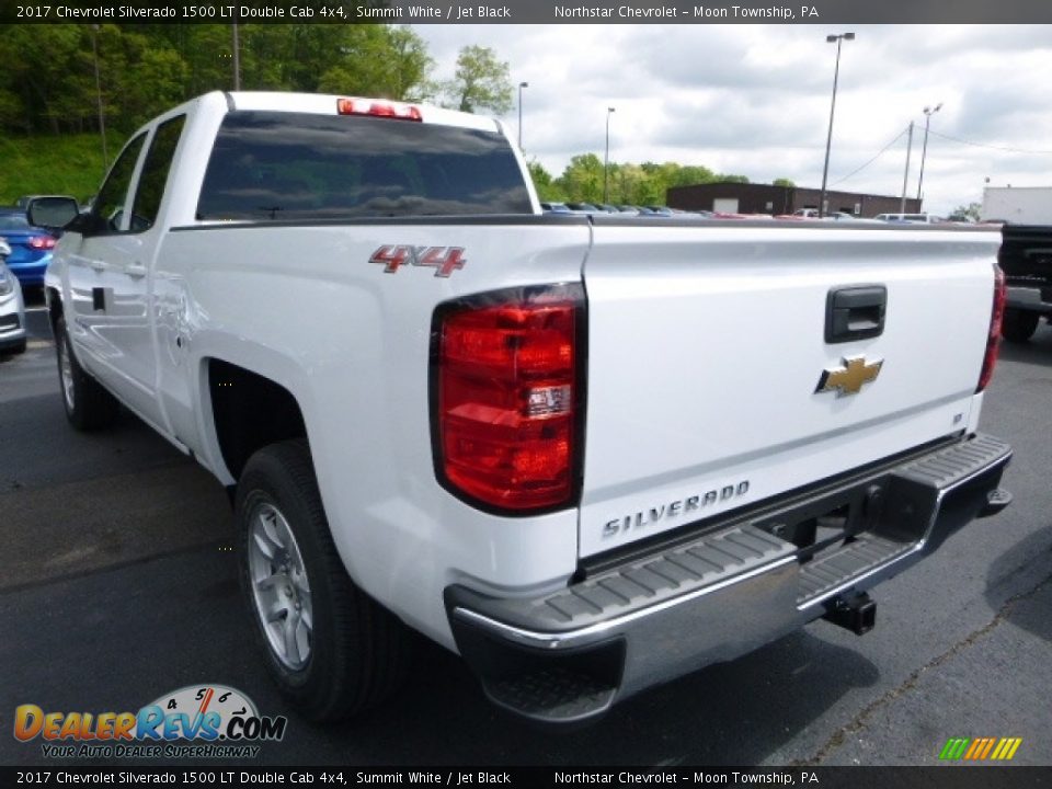 2017 Chevrolet Silverado 1500 LT Double Cab 4x4 Summit White / Jet Black Photo #3