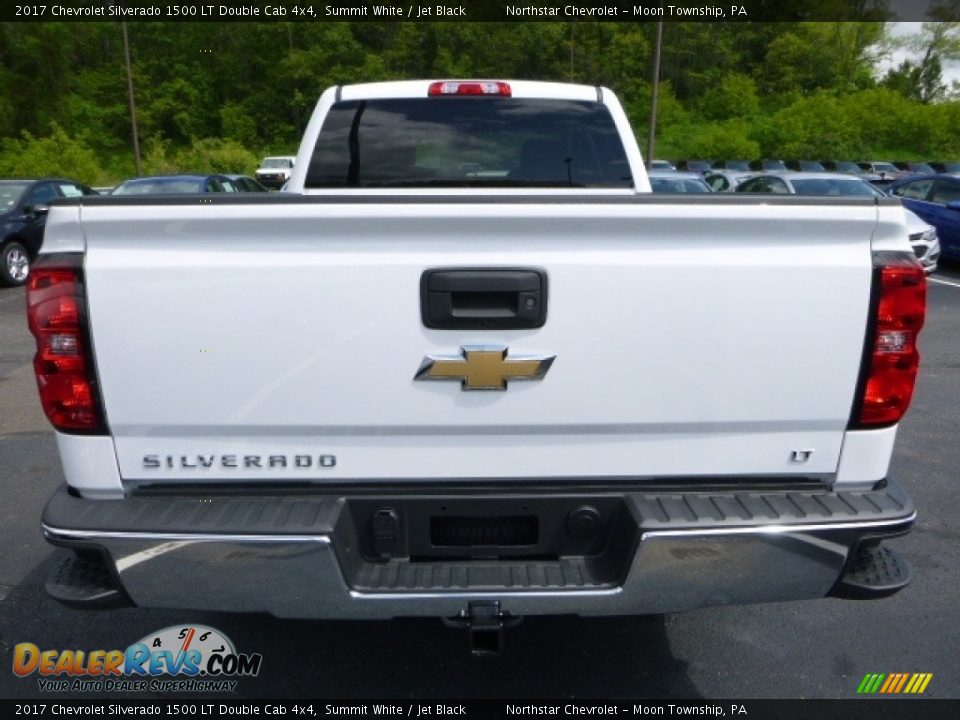 2017 Chevrolet Silverado 1500 LT Double Cab 4x4 Summit White / Jet Black Photo #4