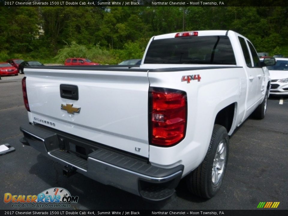 2017 Chevrolet Silverado 1500 LT Double Cab 4x4 Summit White / Jet Black Photo #5