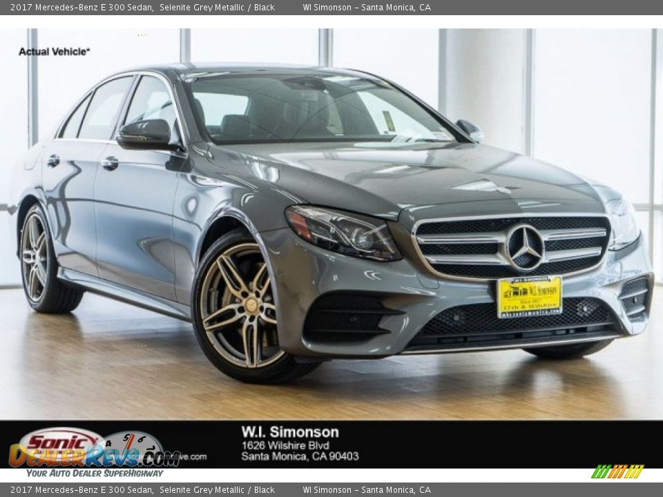 2017 Mercedes-Benz E 300 Sedan Selenite Grey Metallic / Black Photo #1