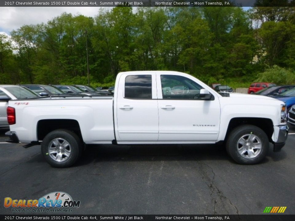 2017 Chevrolet Silverado 1500 LT Double Cab 4x4 Summit White / Jet Black Photo #6