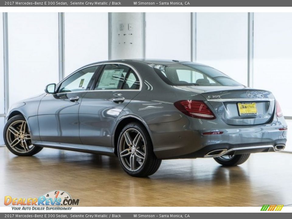2017 Mercedes-Benz E 300 Sedan Selenite Grey Metallic / Black Photo #3