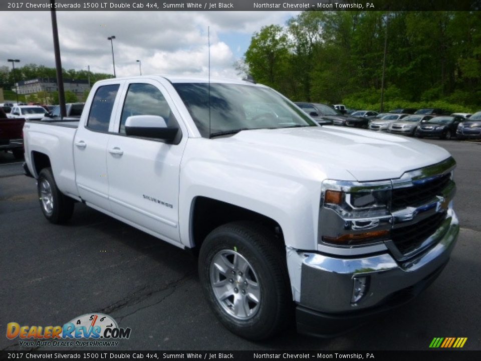 2017 Chevrolet Silverado 1500 LT Double Cab 4x4 Summit White / Jet Black Photo #7