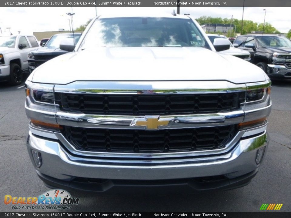 2017 Chevrolet Silverado 1500 LT Double Cab 4x4 Summit White / Jet Black Photo #8