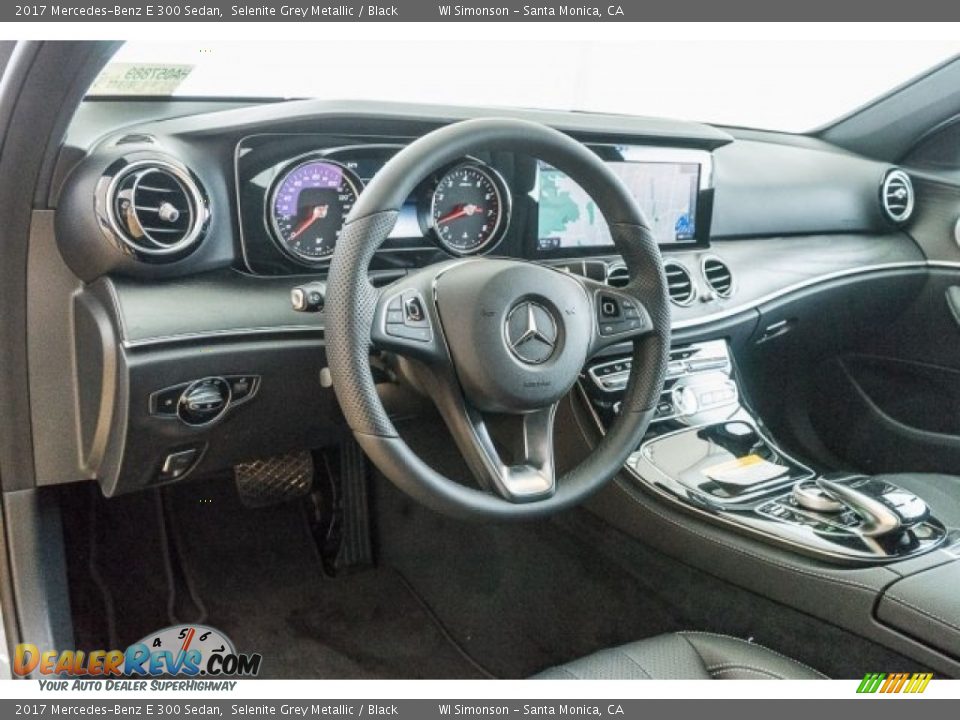 2017 Mercedes-Benz E 300 Sedan Selenite Grey Metallic / Black Photo #5