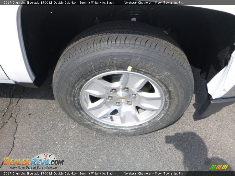 2017 Chevrolet Silverado 1500 LT Double Cab 4x4 Summit White / Jet Black Photo #9