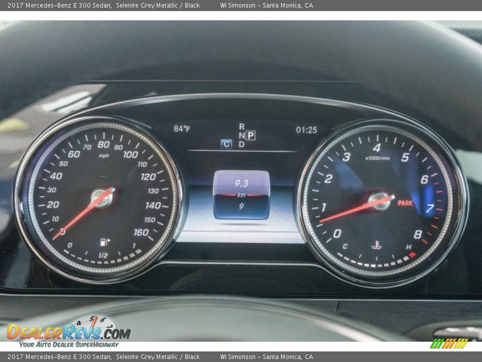 2017 Mercedes-Benz E 300 Sedan Selenite Grey Metallic / Black Photo #6