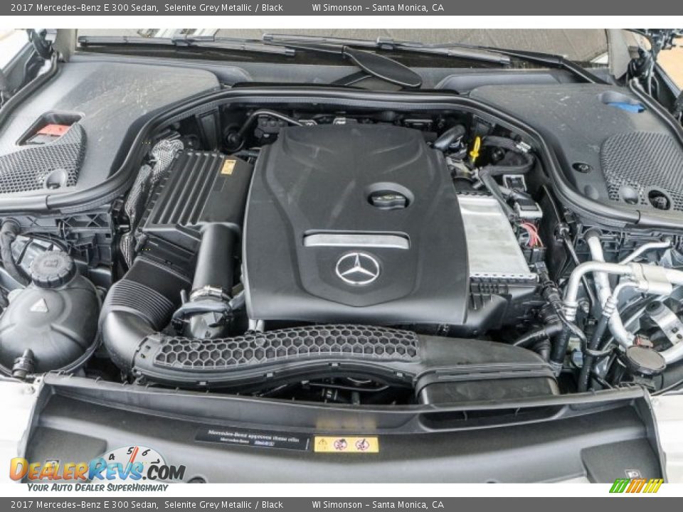 2017 Mercedes-Benz E 300 Sedan Selenite Grey Metallic / Black Photo #8