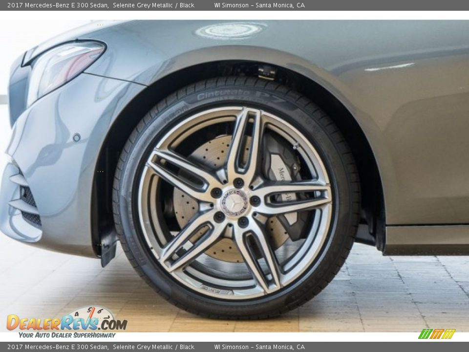 2017 Mercedes-Benz E 300 Sedan Selenite Grey Metallic / Black Photo #9