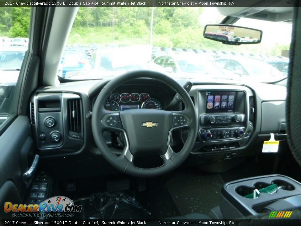 2017 Chevrolet Silverado 1500 LT Double Cab 4x4 Summit White / Jet Black Photo #13