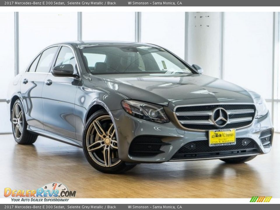 2017 Mercedes-Benz E 300 Sedan Selenite Grey Metallic / Black Photo #12