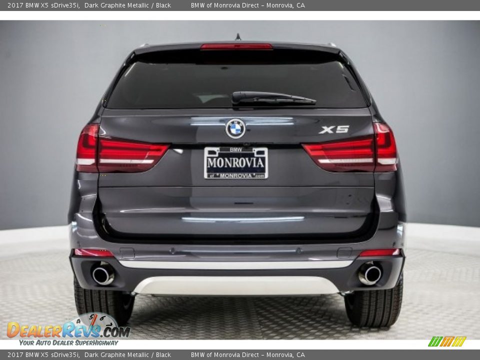 2017 BMW X5 sDrive35i Dark Graphite Metallic / Black Photo #4