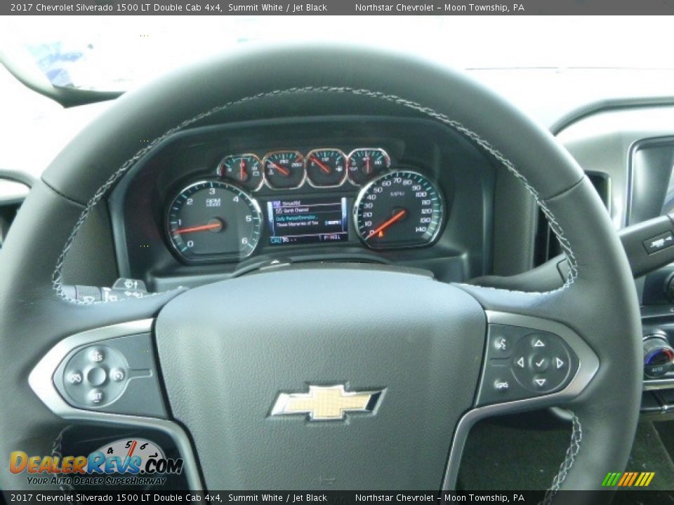 2017 Chevrolet Silverado 1500 LT Double Cab 4x4 Summit White / Jet Black Photo #20