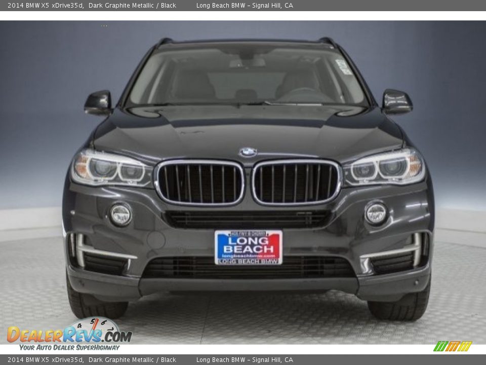 2014 BMW X5 xDrive35d Dark Graphite Metallic / Black Photo #2