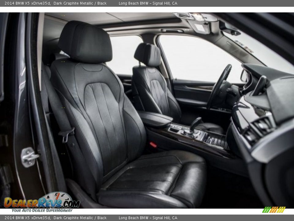 2014 BMW X5 xDrive35d Dark Graphite Metallic / Black Photo #6