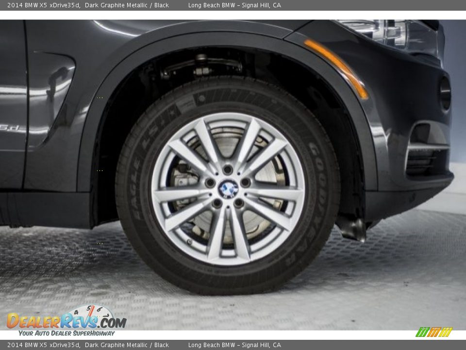 2014 BMW X5 xDrive35d Dark Graphite Metallic / Black Photo #8