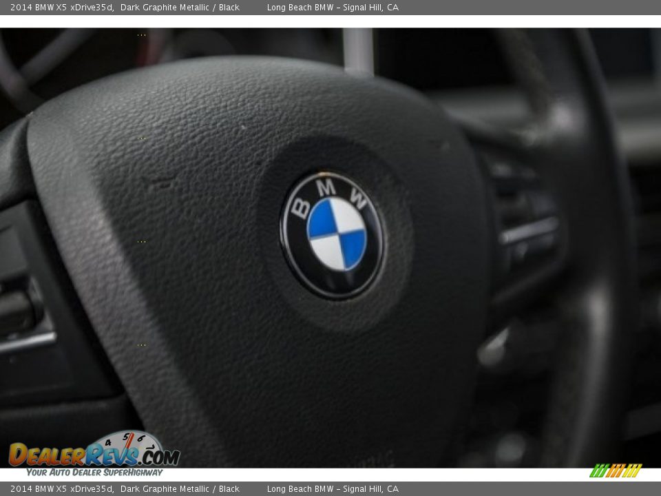 2014 BMW X5 xDrive35d Dark Graphite Metallic / Black Photo #9