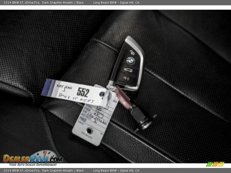 2014 BMW X5 xDrive35d Dark Graphite Metallic / Black Photo #11