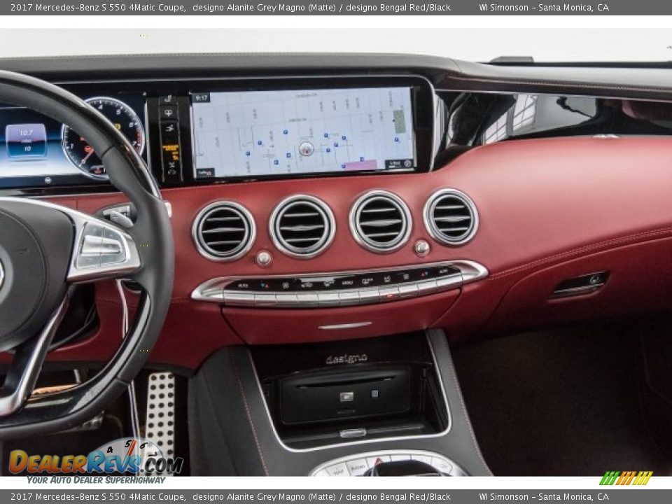 Navigation of 2017 Mercedes-Benz S 550 4Matic Coupe Photo #5
