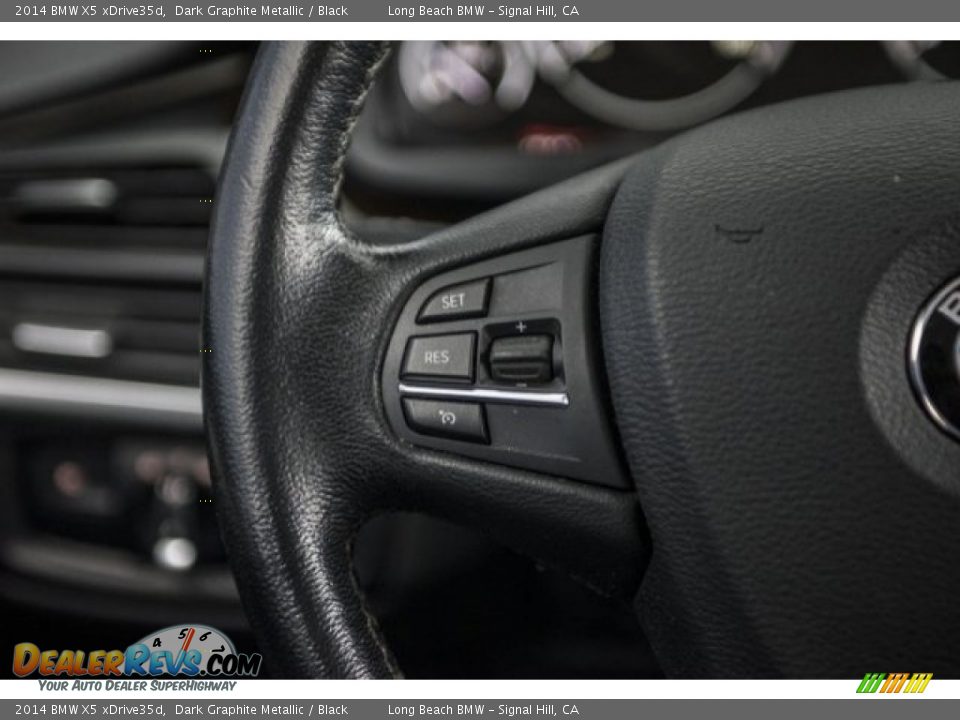 2014 BMW X5 xDrive35d Dark Graphite Metallic / Black Photo #13