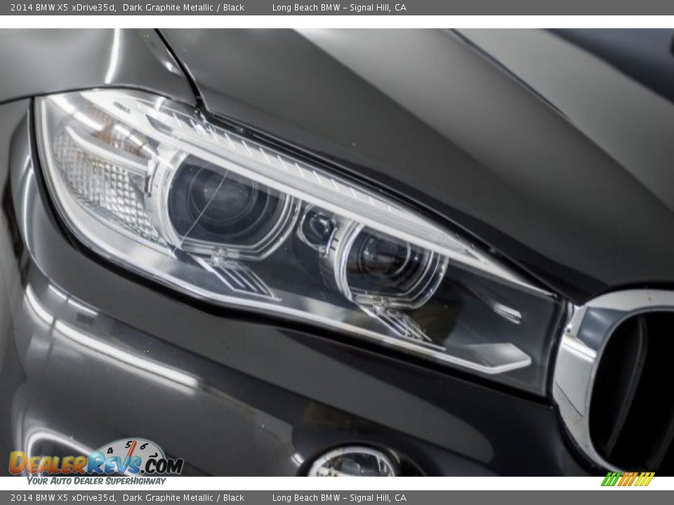 2014 BMW X5 xDrive35d Dark Graphite Metallic / Black Photo #22