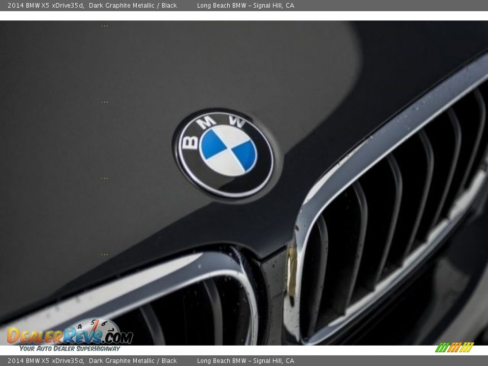2014 BMW X5 xDrive35d Dark Graphite Metallic / Black Photo #23