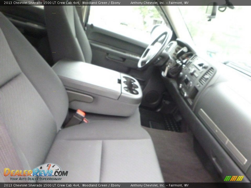 2013 Chevrolet Silverado 1500 LT Crew Cab 4x4 Woodland Green / Ebony Photo #11