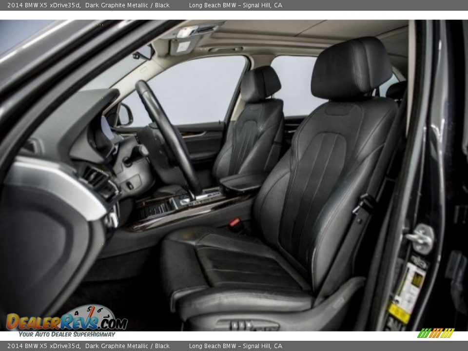 2014 BMW X5 xDrive35d Dark Graphite Metallic / Black Photo #25