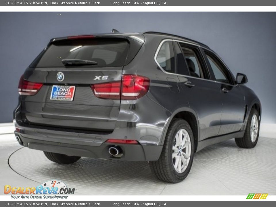 2014 BMW X5 xDrive35d Dark Graphite Metallic / Black Photo #26
