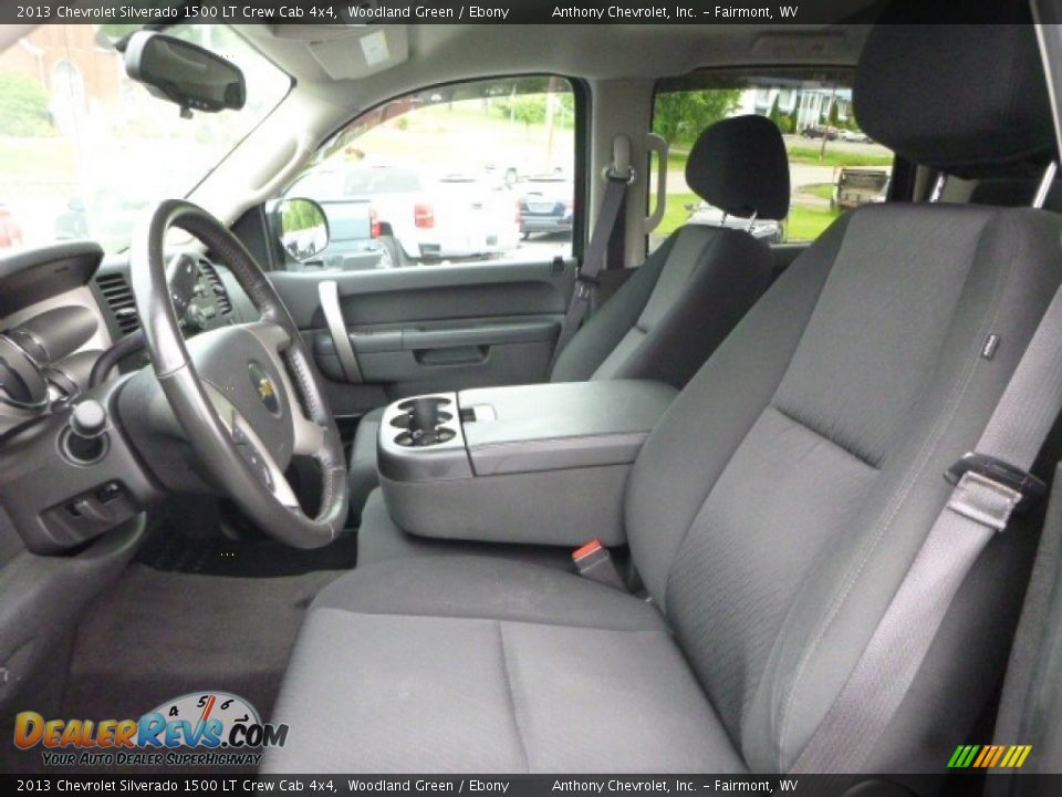 2013 Chevrolet Silverado 1500 LT Crew Cab 4x4 Woodland Green / Ebony Photo #14
