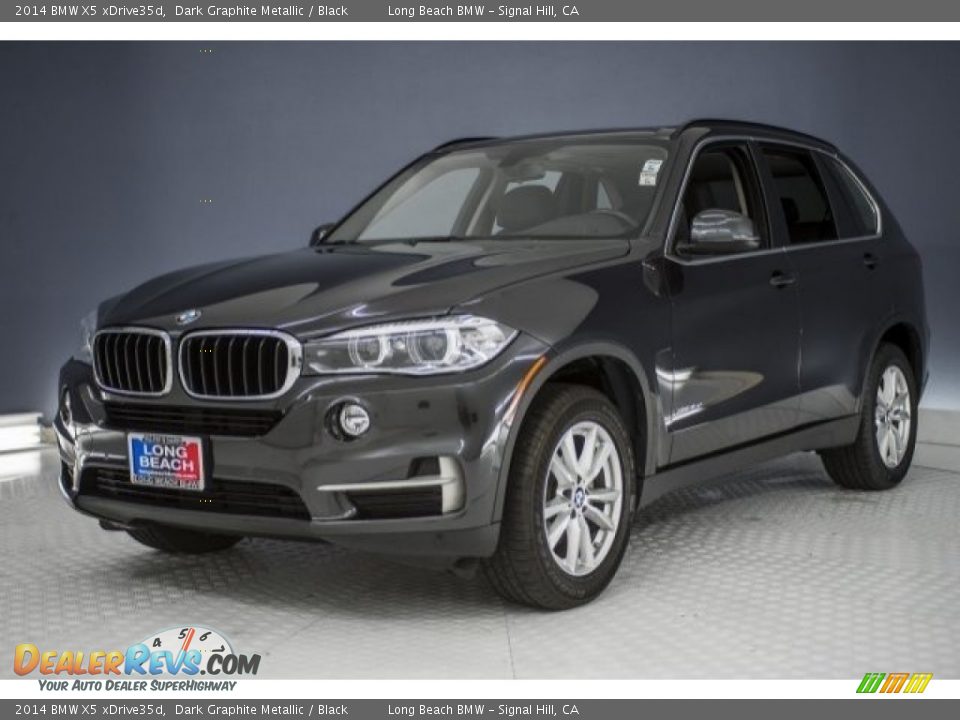 2014 BMW X5 xDrive35d Dark Graphite Metallic / Black Photo #27