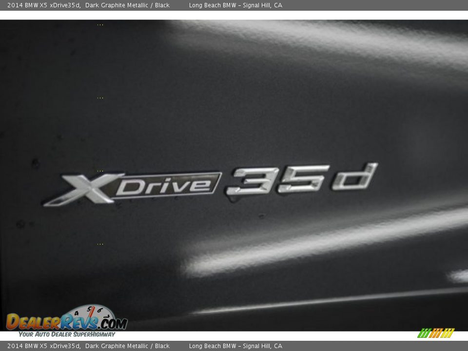 2014 BMW X5 xDrive35d Dark Graphite Metallic / Black Photo #28
