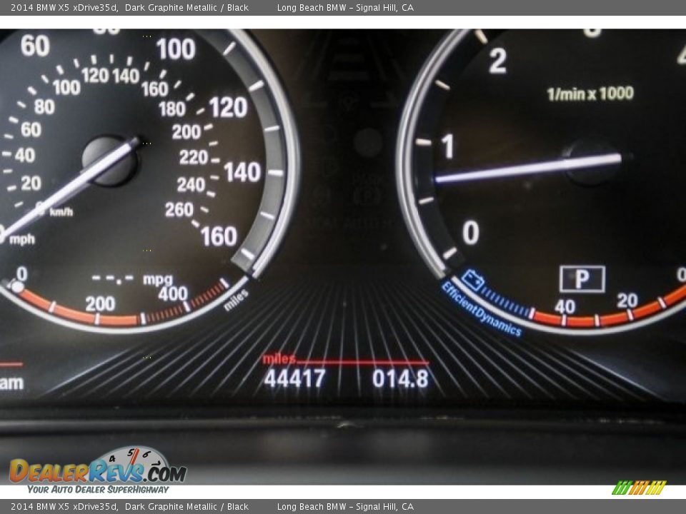 2014 BMW X5 xDrive35d Dark Graphite Metallic / Black Photo #29