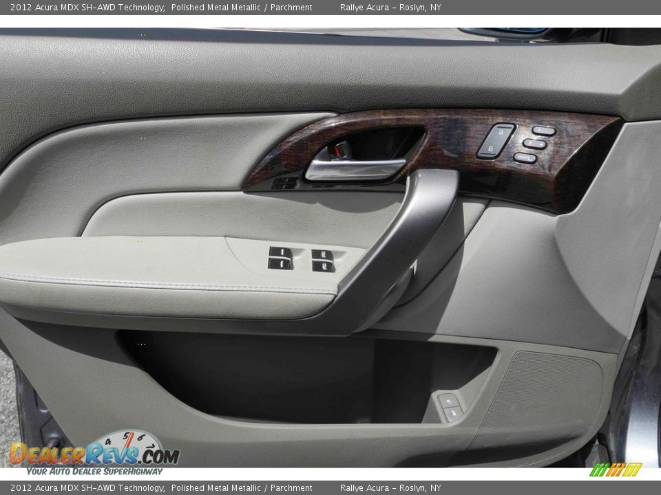 2012 Acura MDX SH-AWD Technology Polished Metal Metallic / Parchment Photo #7