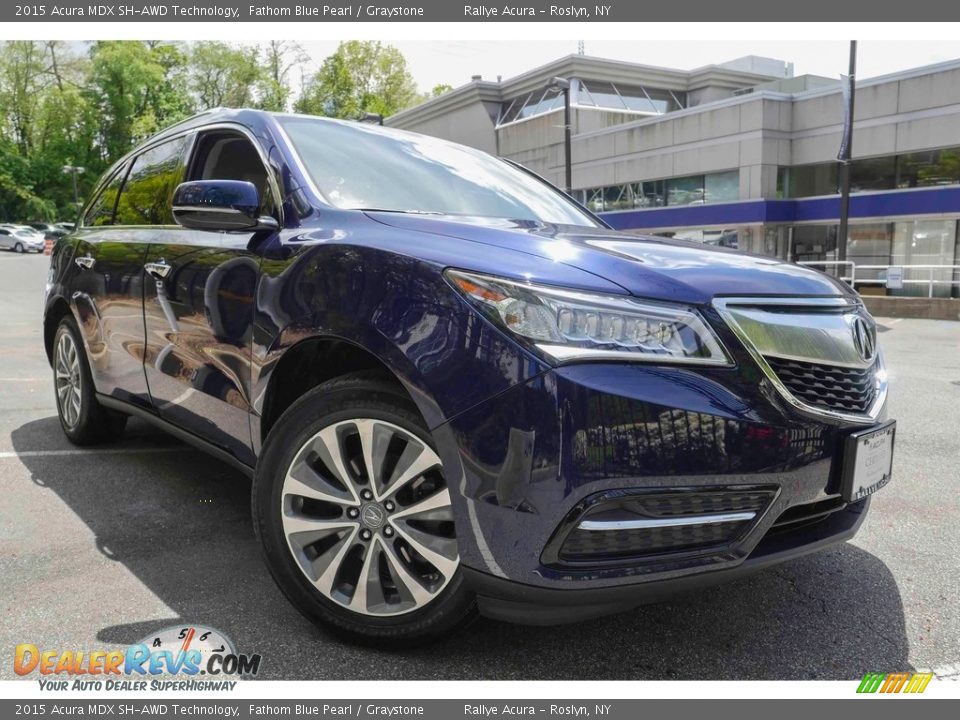 Front 3/4 View of 2015 Acura MDX SH-AWD Technology Photo #1