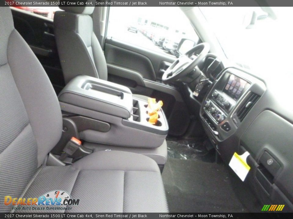 2017 Chevrolet Silverado 1500 LT Crew Cab 4x4 Siren Red Tintcoat / Jet Black Photo #10