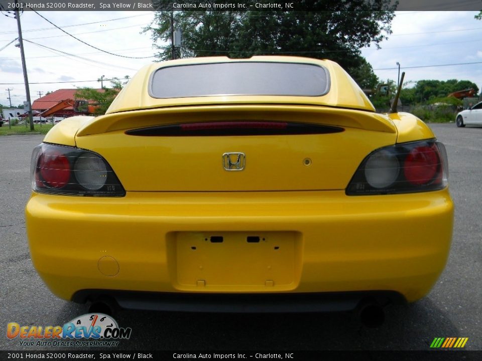2001 Honda S2000 Roadster Spa Yellow / Black Photo #9