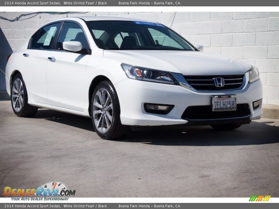 2014 Honda Accord Sport Sedan White Orchid Pearl / Black Photo #1