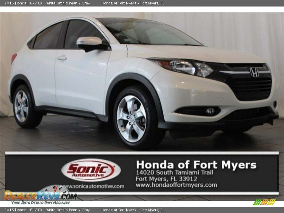 2016 Honda HR-V EX White Orchid Pearl / Gray Photo #1