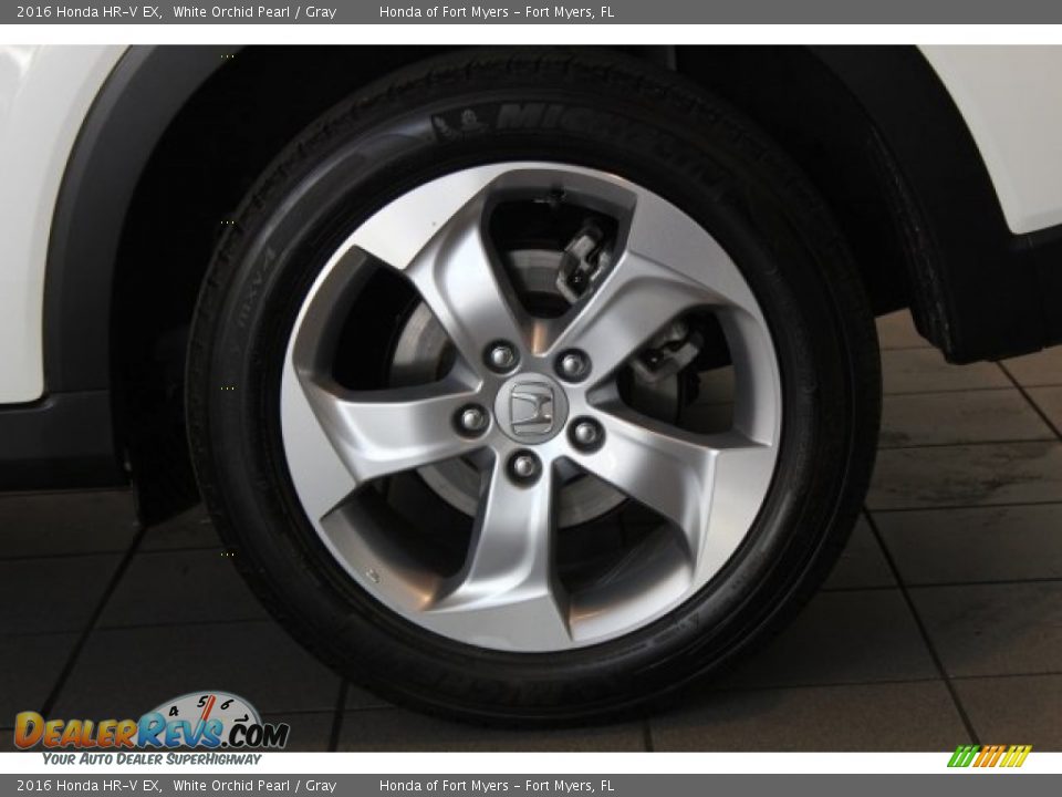 2016 Honda HR-V EX White Orchid Pearl / Gray Photo #7