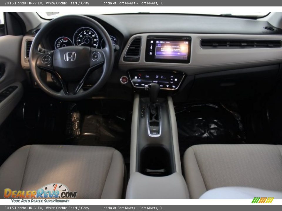 2016 Honda HR-V EX White Orchid Pearl / Gray Photo #8