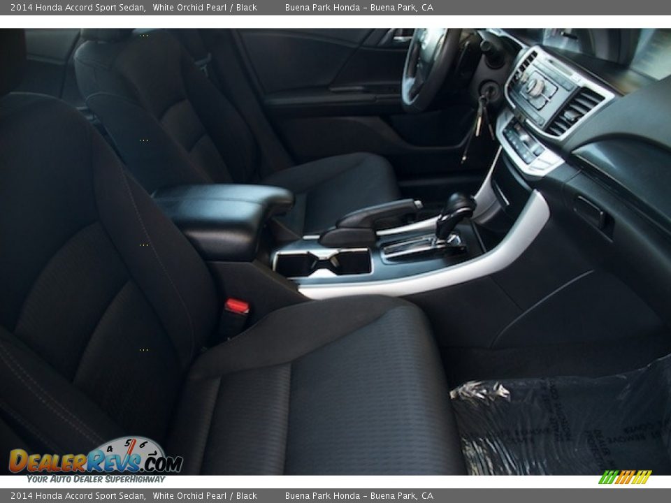 2014 Honda Accord Sport Sedan White Orchid Pearl / Black Photo #16