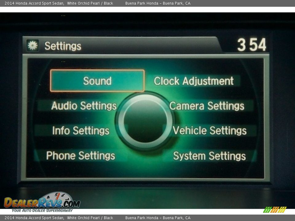 2014 Honda Accord Sport Sedan White Orchid Pearl / Black Photo #18