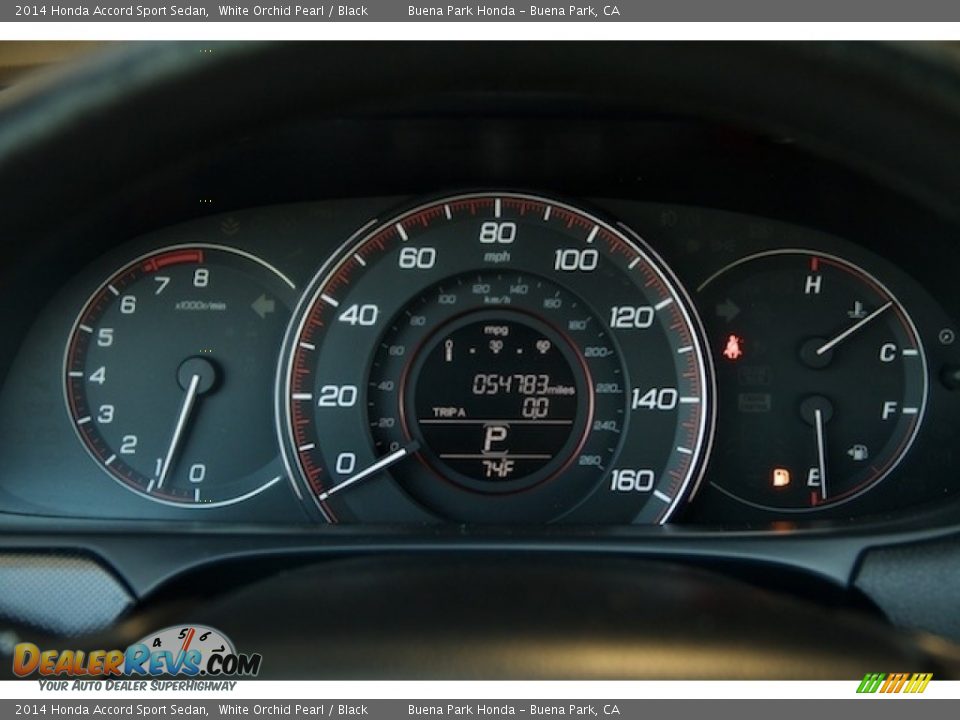 2014 Honda Accord Sport Sedan White Orchid Pearl / Black Photo #20