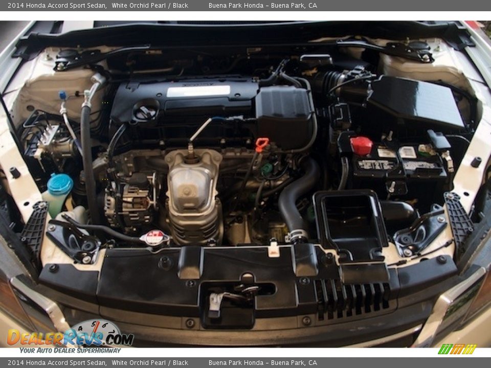 2014 Honda Accord Sport Sedan White Orchid Pearl / Black Photo #25