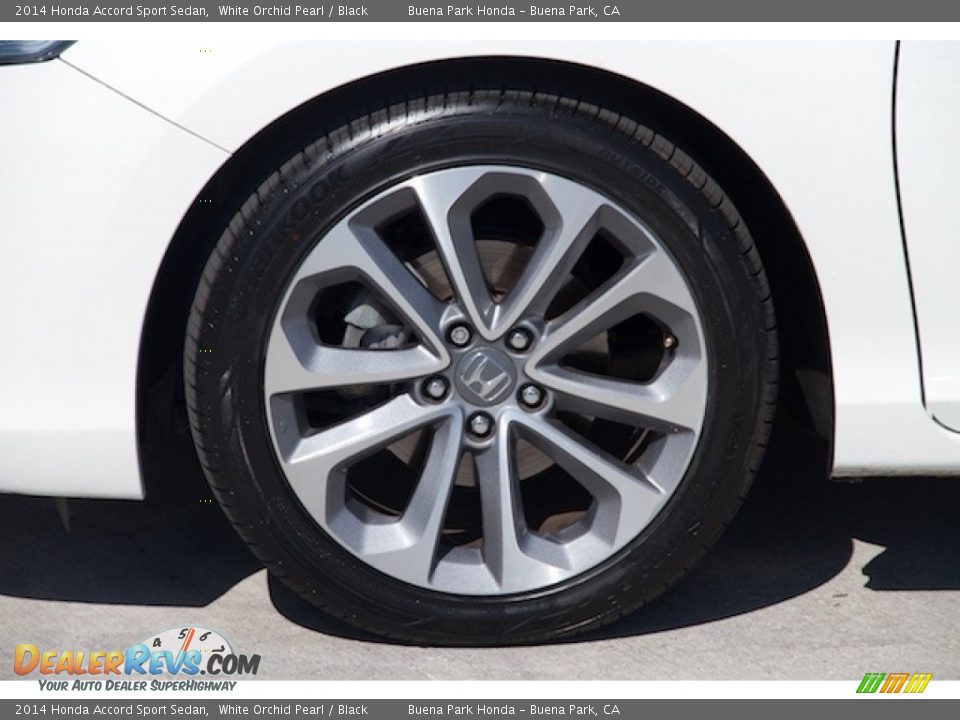 2014 Honda Accord Sport Sedan White Orchid Pearl / Black Photo #26